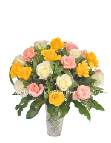 Bouquet di roselline assortite